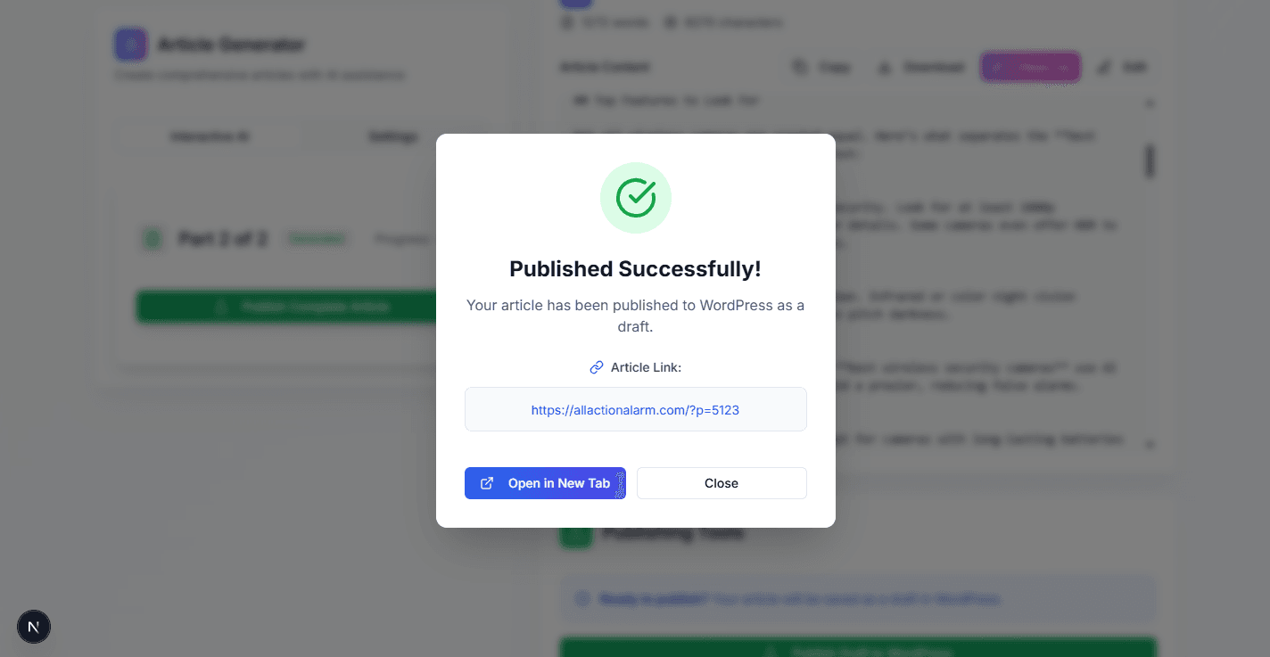 Blog Post Generator & Scheduler